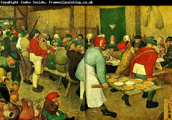 Pieter Bruegel flamlandskt bondbrollop,